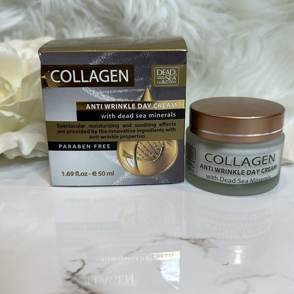 🆕 Dead Sea Collagen Anti Wrinkle Day Cream with Dead Sea minerals 1.69 fl.oz - Picture 7 of 8